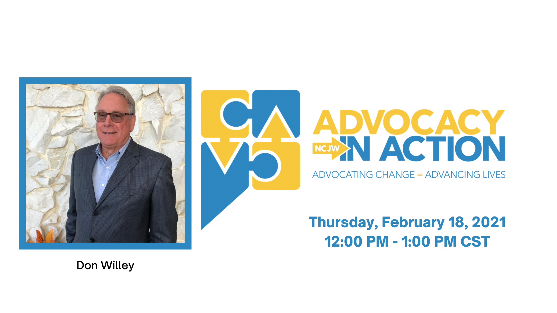 Advocacy in Action Lunch & Learn